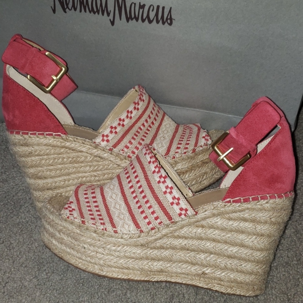 Marc Fisher espadrille wedges